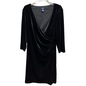 Chaps Elegant Black Dress